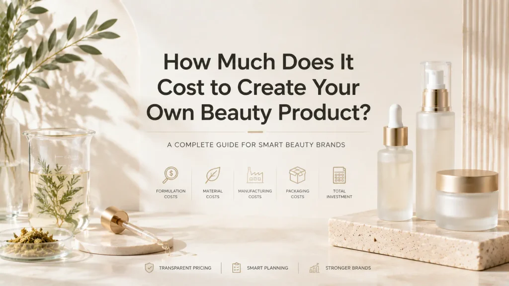 How Much Does It Cost to Create Your Own Beauty Product?