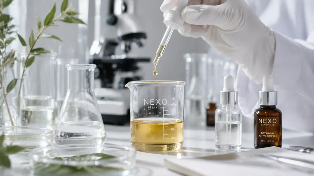 Custom cosmetic formulation and product development for beauty brand manufacturing