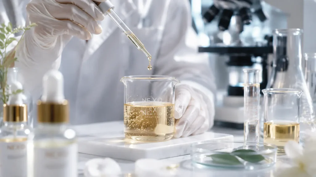 Custom OEM cosmetic formulation development and manufacturing process