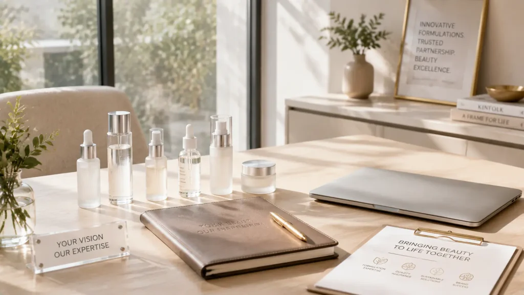 Cosmetic product development consultation for beauty brands launching new products