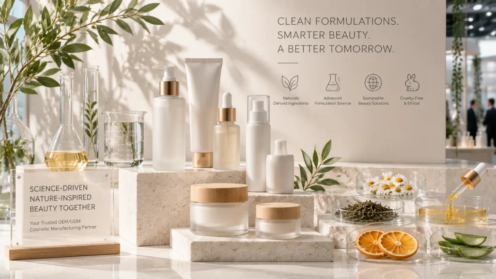 Beauty product manufacturing quality standards and international market compliance