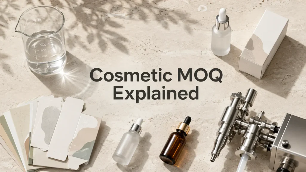 Cosmetic MOQ Explained: What Beauty Brands Should Know Before Manufacturing