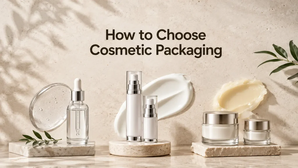 How to Choose Cosmetic Packaging for Skincare: A Guide for Beauty Brands