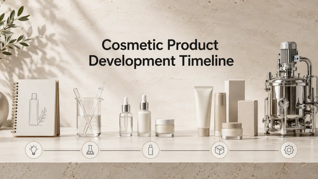 How Long Does It Take to Develop a Cosmetic Product? From Concept to Mass Production