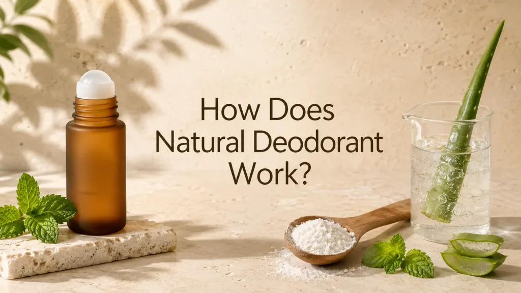How Natural Deodorant Works - Natural roll-on deodorant and botanical ingredients breakdown