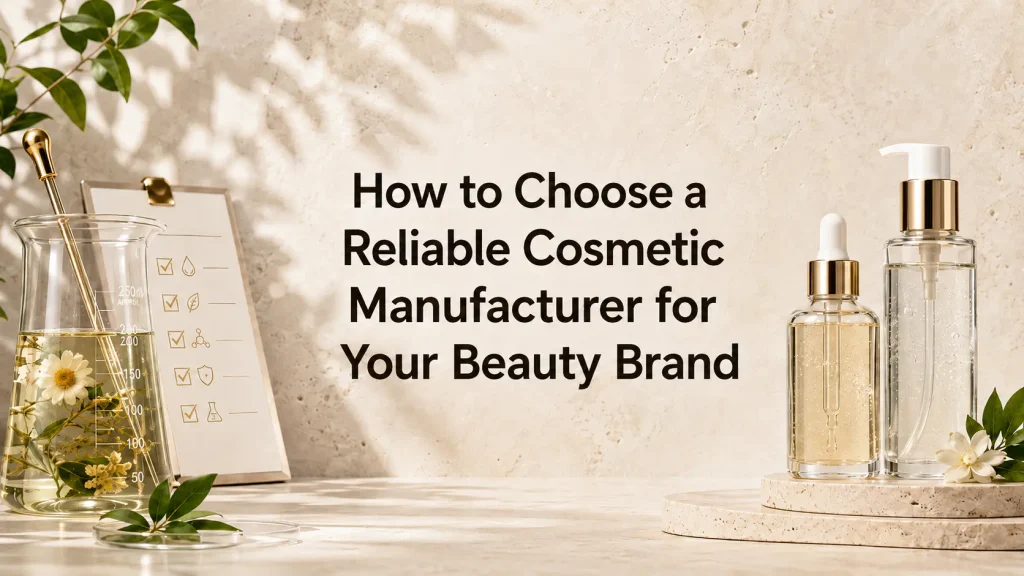How to Choose a Reliable Cosmetic Manufacturer for Your Beauty Brand