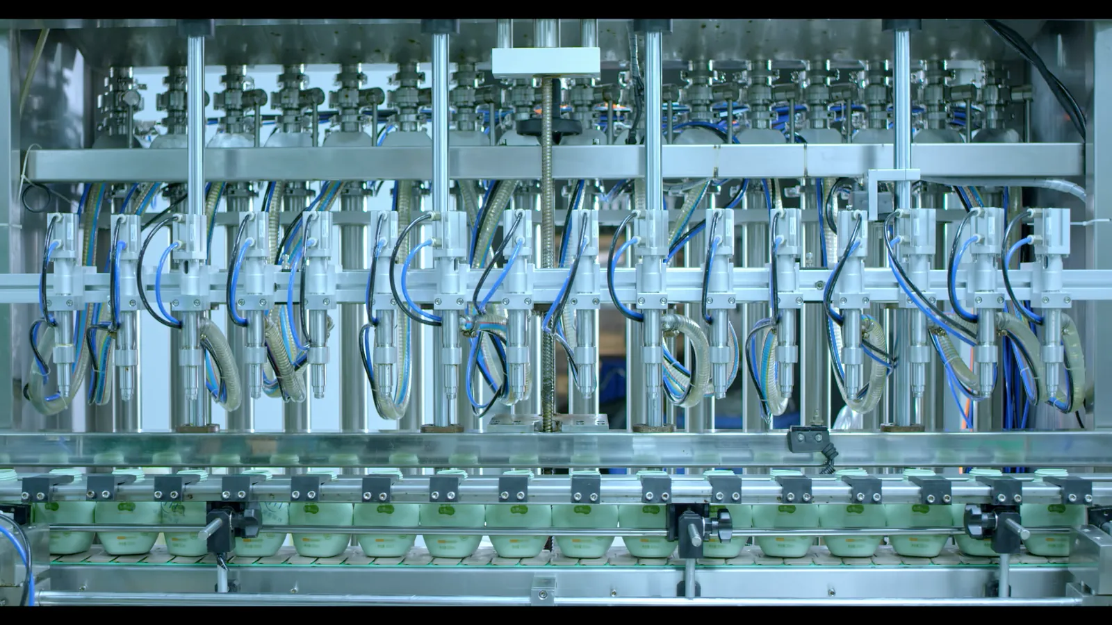 Multi-head automated filling line for beauty products at NEXO Beauty Labs
