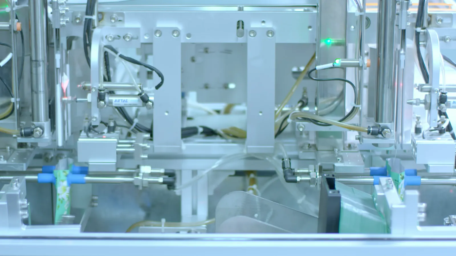 Precision cosmetics manufacturing equipment at NEXO Beauty Labs