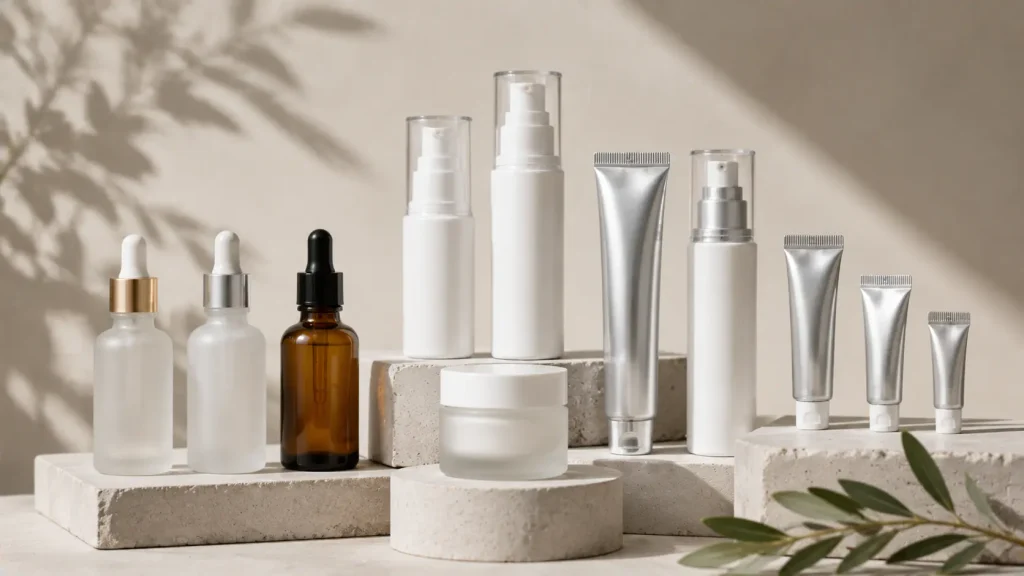 Customizable private label skincare packaging options for beauty brands
