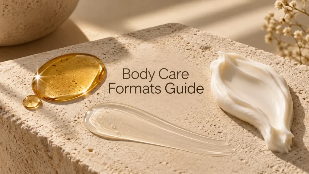 Body Oil vs Body Serum vs Body Cream: Which Format Should Your Beauty Brand Develop?