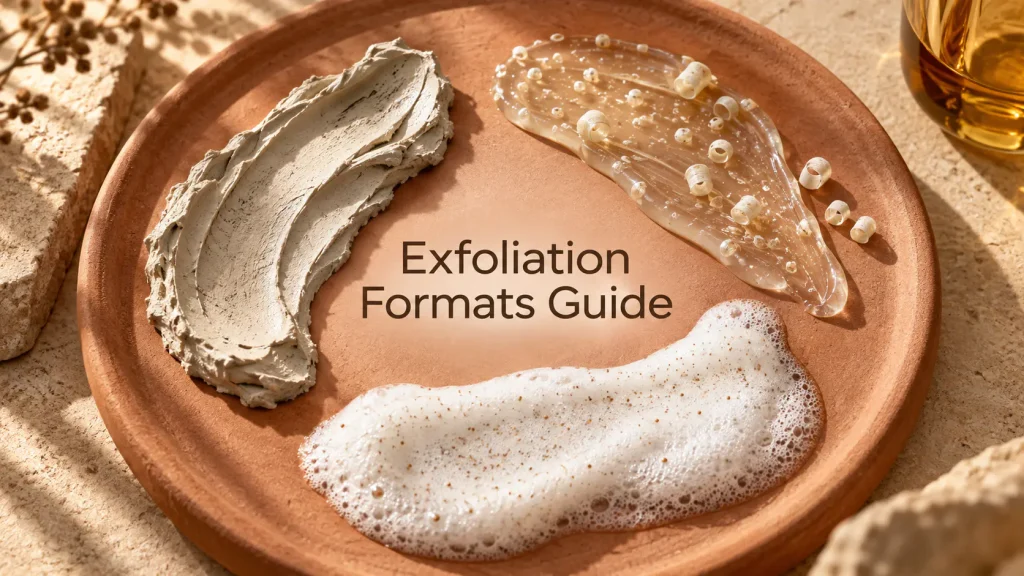 Clay Mask vs Peeling Gel vs Exfoliating Cleanser: Which Exfoliation Format Should Your Skincare Brand Develop?