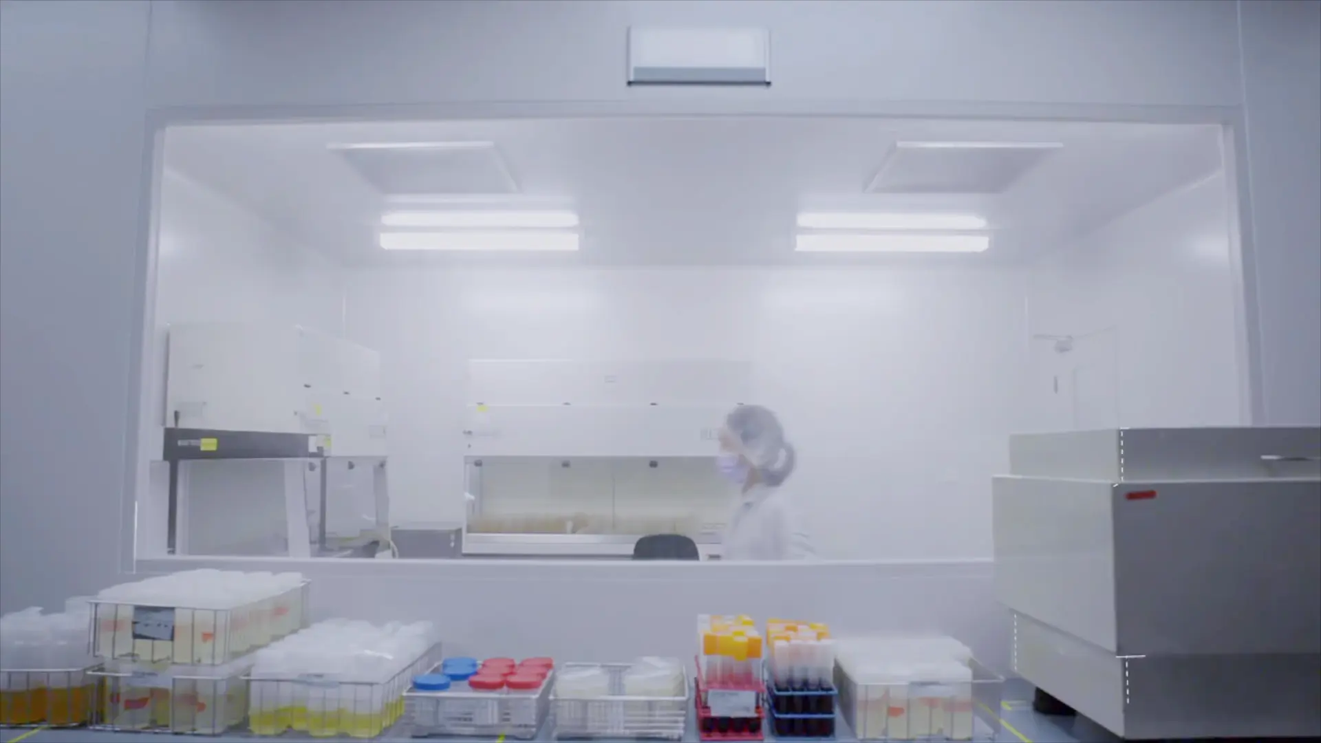 Cosmetic formulation samples prepared for laboratory evaluation