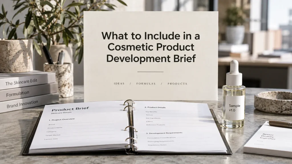 What to Include in a Cosmetic Product Development Brief